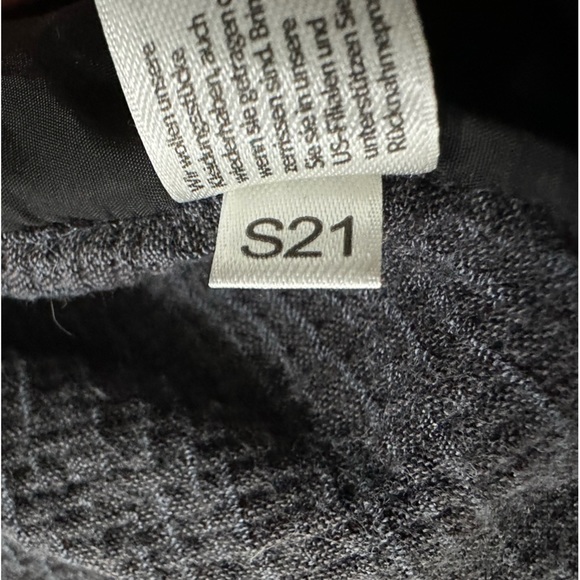 Eileen Fisher Women’s Snap Button Collared Coat | Grey | Size Small - Picture 6 of 7